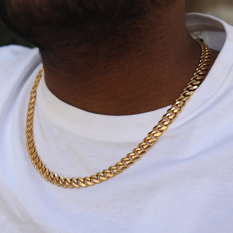 24K Elite Gold Cuban Chain 10mm