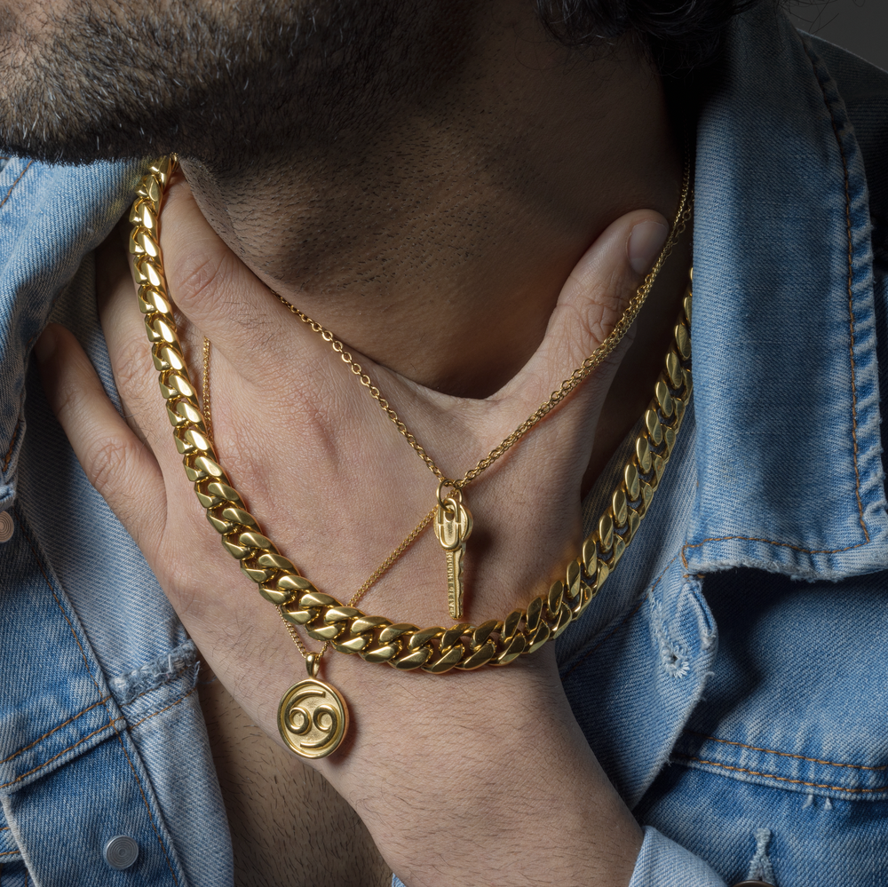 24K Elite Gold Cuban Chain 12mm