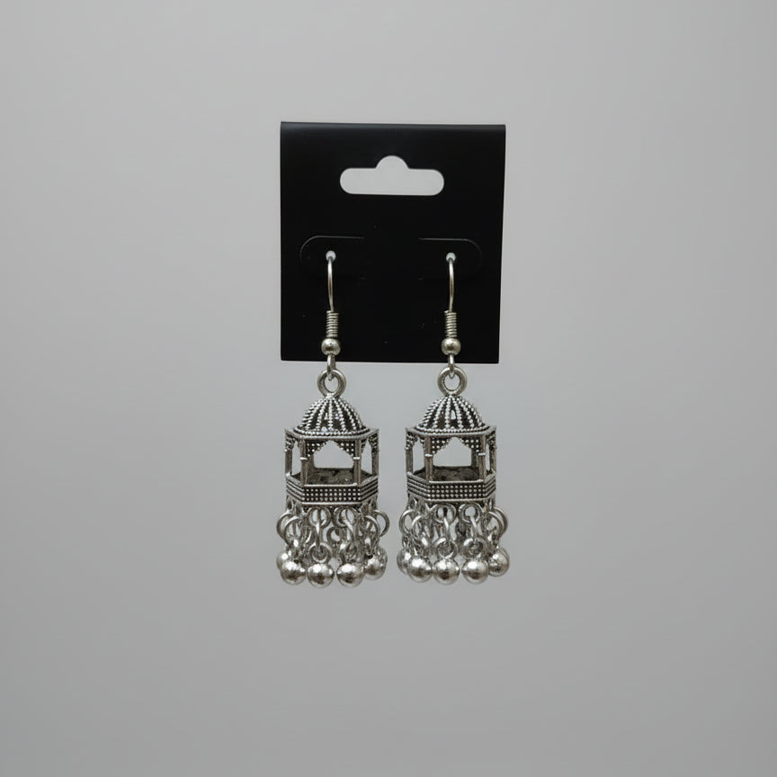 Silver earrings