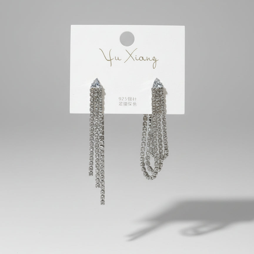 Waterfall Silver earrings