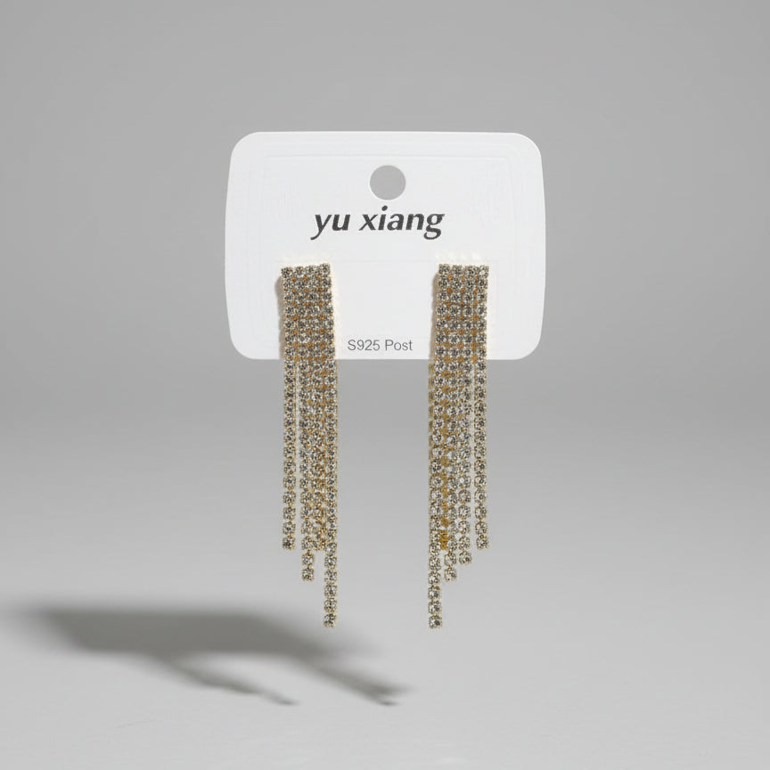 Gold earrings